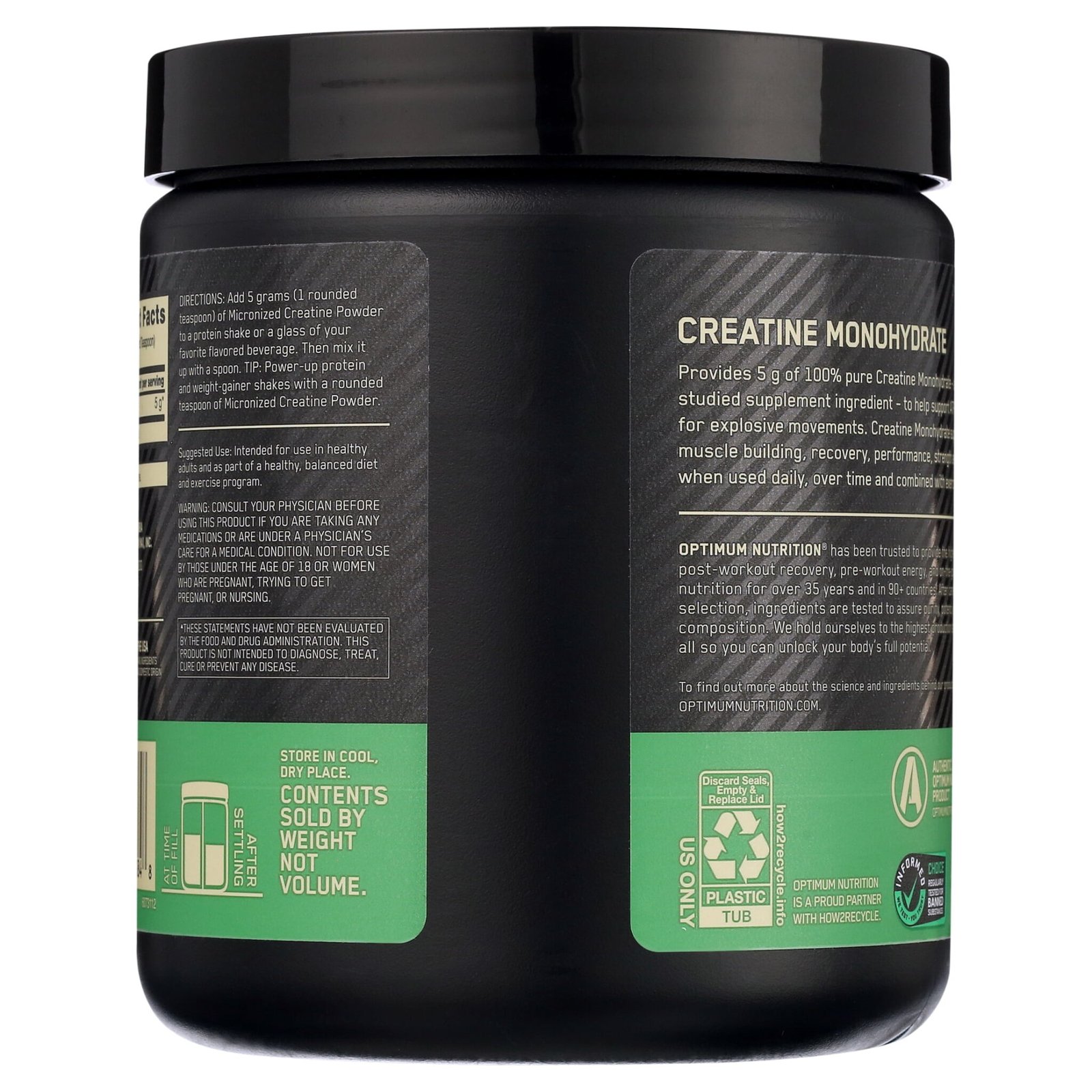 Optimum Nutrition Micronized Creatine - 300g - 60Serv - Image 5