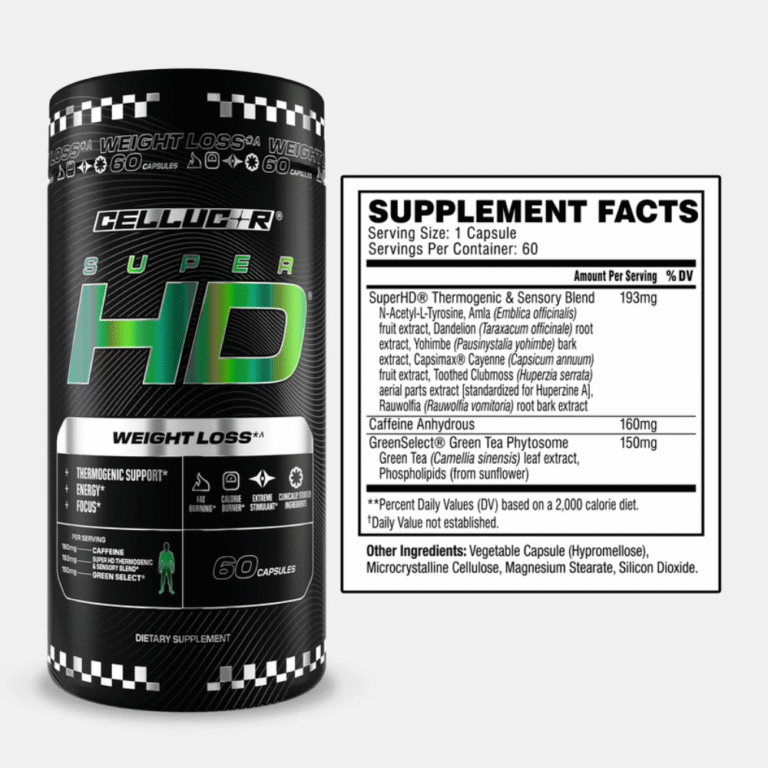 Cellucor, Super HD, 60 Capsules, 60 Servings
