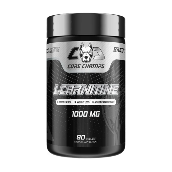 Core Champs, L-Carnitine, 1000Mg, 90 Tablets, 90 Servings