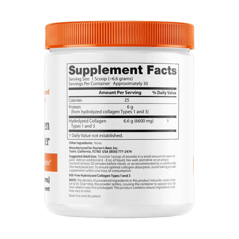 Doctor's Best, Pure Collagen Types 1 and 3, 200g, 30 Servings