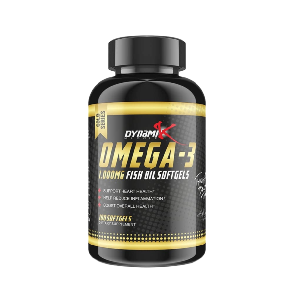 Dynamik Muscle, Omega-3, 100 Capsules, 100 Servings