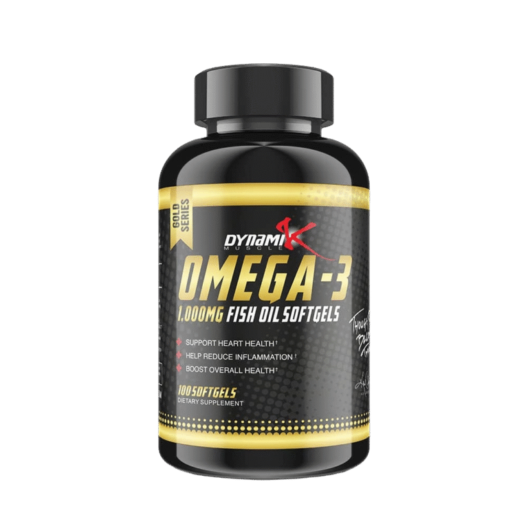 Dynamik Muscle, Omega-3, 100 Capsules, 100 Servings