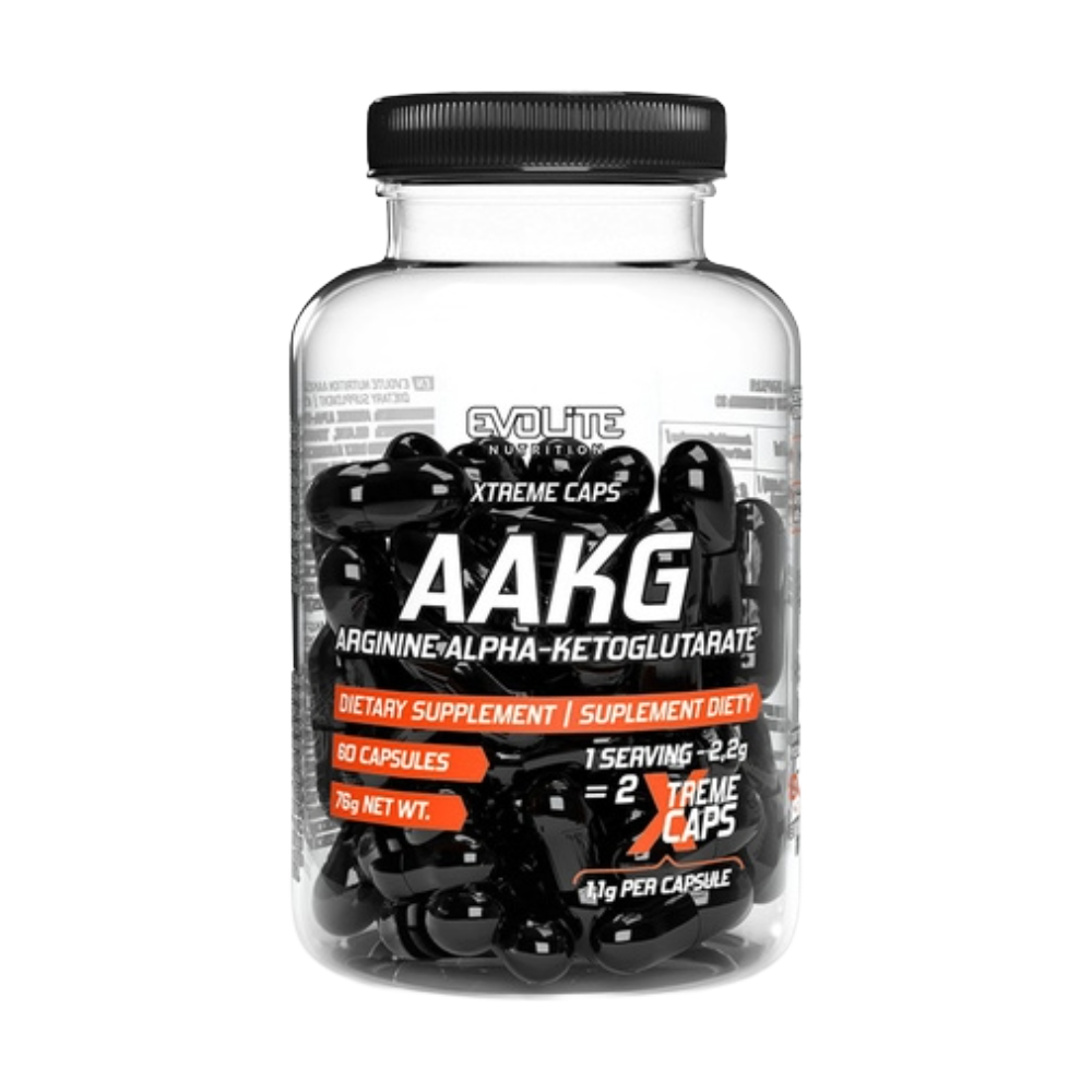 Evolite Nutrition, AAKG, 60 Capsules, 30 Servings Evolite Nutrition, AAKG, 60 Capsules, 30 Servings