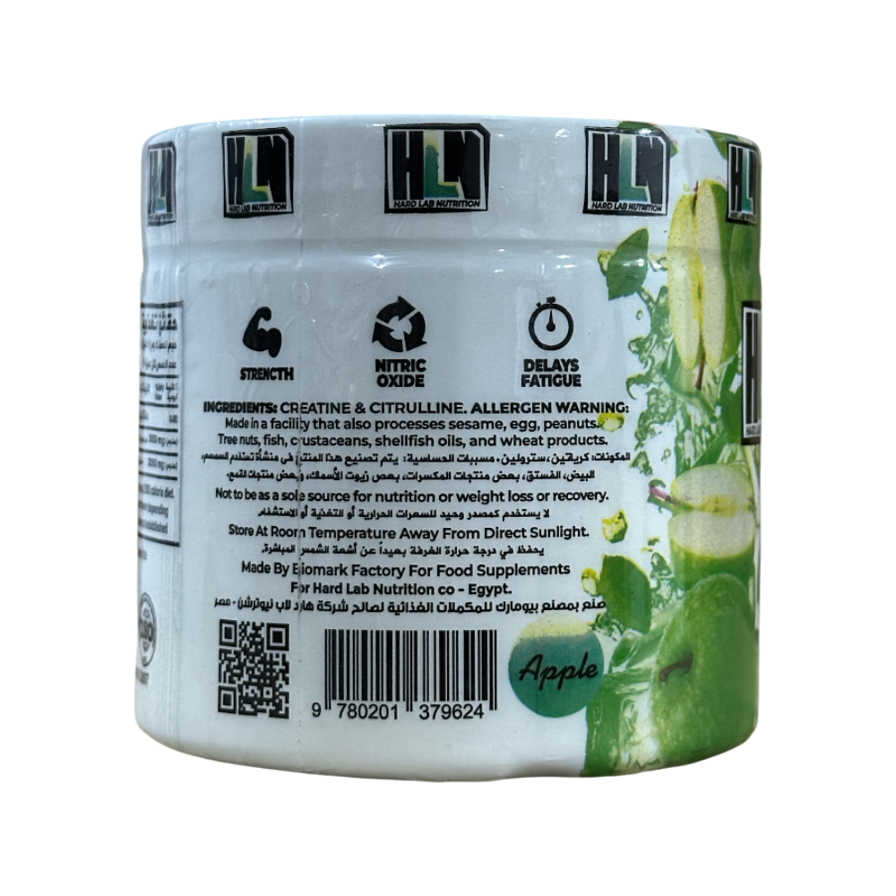 Hard Lab nutrition, Creatine + Citruline, 150g, 30 Servings