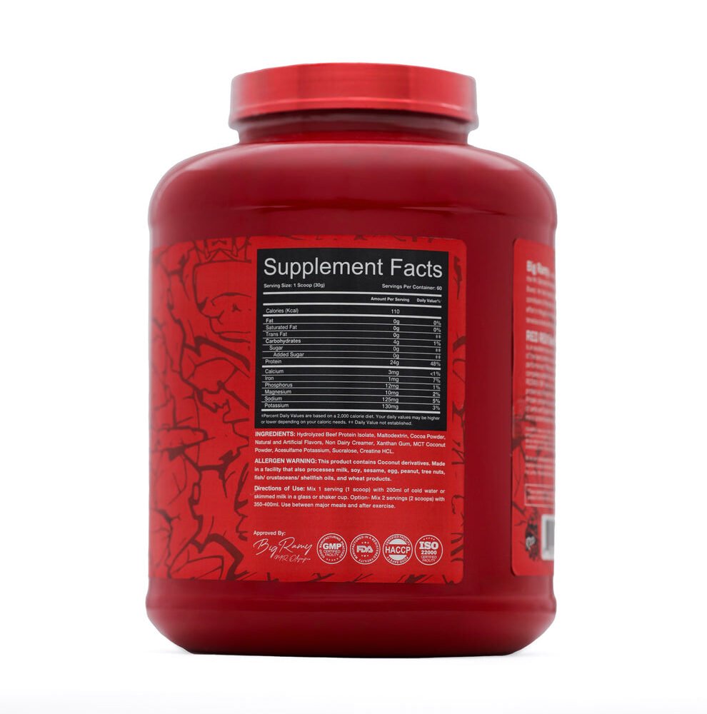 Red Rex, Beef Protein Isolate, 1.8kg, 60 Servings