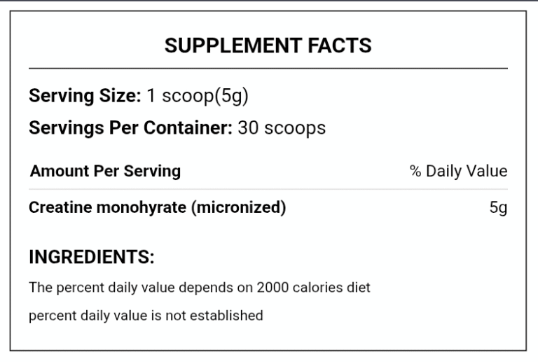 Liger Nutrition, Creatine Monohydrate, 150g, 30 Servings