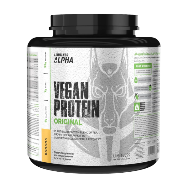 Limitless Alpha, Vegan Protein, 1kg, 23 Servings