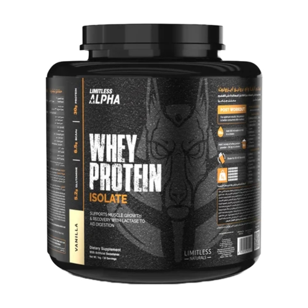 Limitless Alpha, Whey Protein Isolate, 1kg, 30 Serving