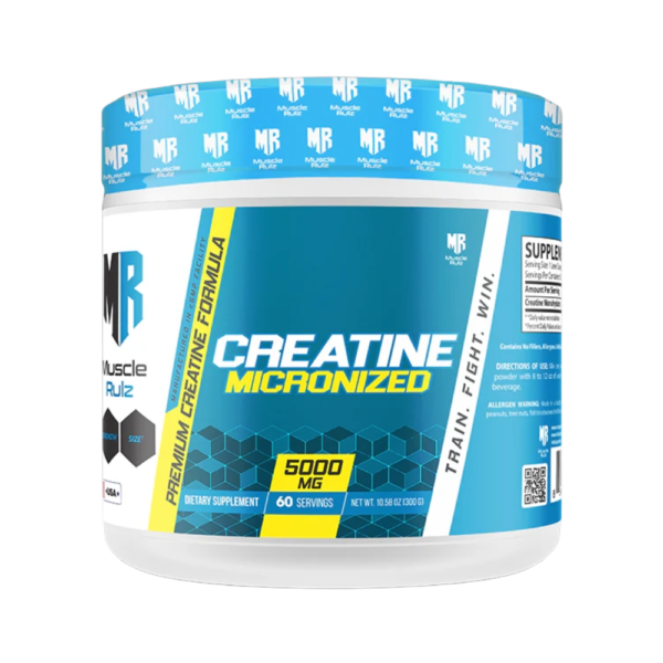 MUSCLE RULZ, Creatine Monohydrate, Unflavored, 300g, 60 Servings