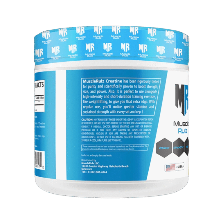 MUSCLE RULZ, Creatine Monohydrate, Unflavored, 300g, 60 Servings