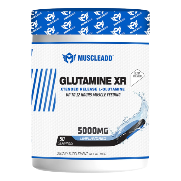 Muscle Add, Glutamine XR, Unflavored, 300g, 50 Servings