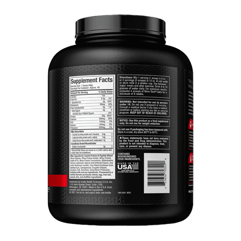 MuscleTech, NitroTech Whey Protein, 1.81 kg, 40 serving