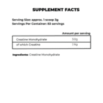 My Protein, Creatine Monohydrate, 250g, 83 Servings