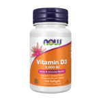 Now Foods, D3 2000 IU, 120 Softgels, 120 Servings