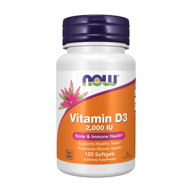 Now Foods, D3 2000 IU, 120 Softgels, 120 Servings