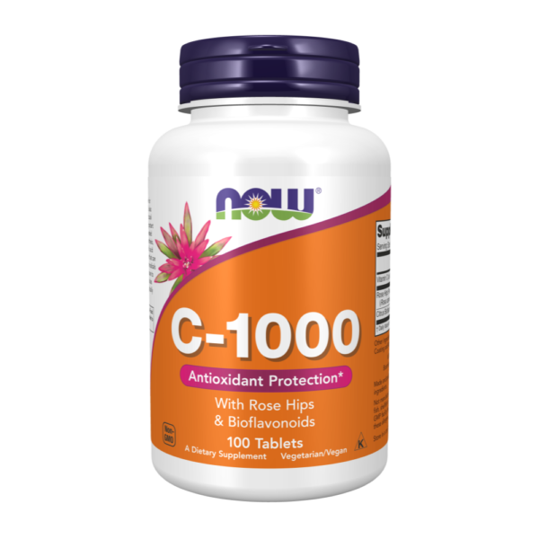 Now Foods, Vitamin C-1000, 100 Tablets, 100 Servings