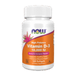 Now Foods, Vitamin D3 10,000 IU, 120 Softgel, 120 Servings