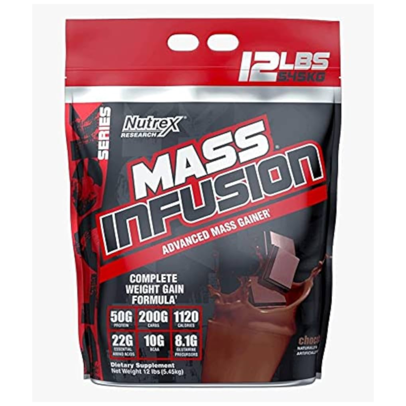 Nutrex Mass Infusion - Chocolate - 5450g - 19Serv