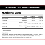 Nutrend, Beta Alanine, 90 Capsules, 90 Servings