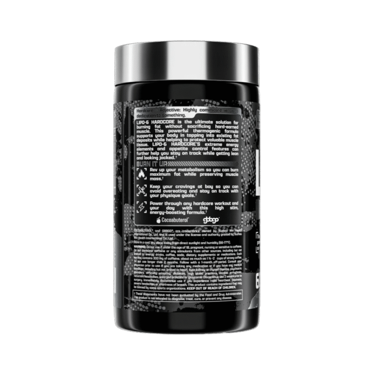 Nutrex Research, Lipo-6 Hardcore, 60 Capsules, 60 Servings