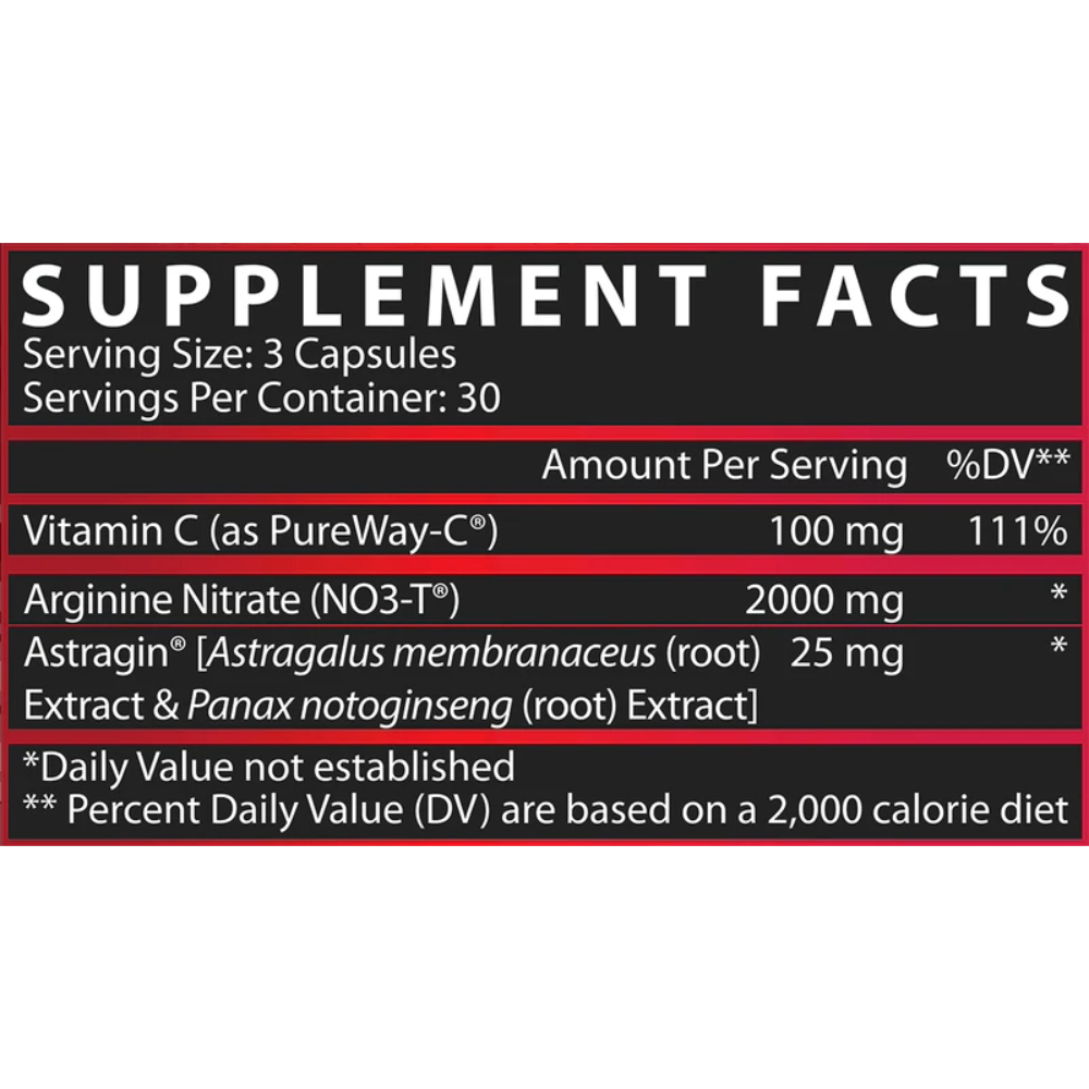 Nutrex Research, Niox, 90 Capsules, 30 Servings