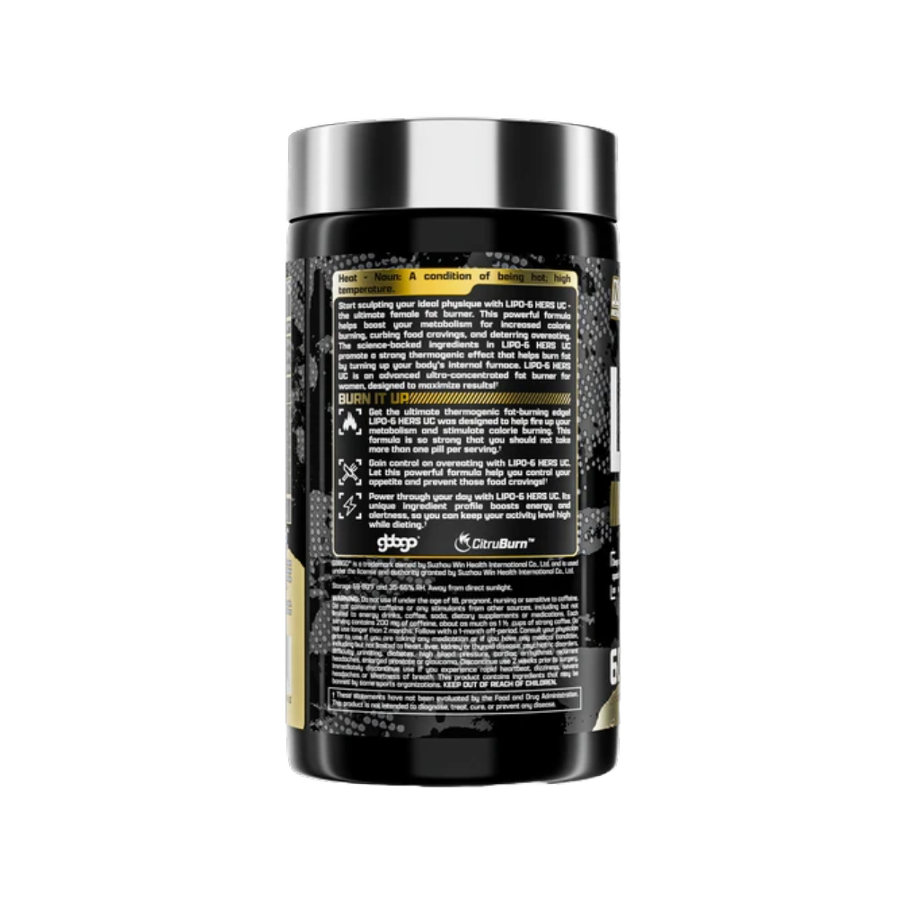 Nutrex research, Lipo-6 Hers, 60 Capsules, 60 Servings