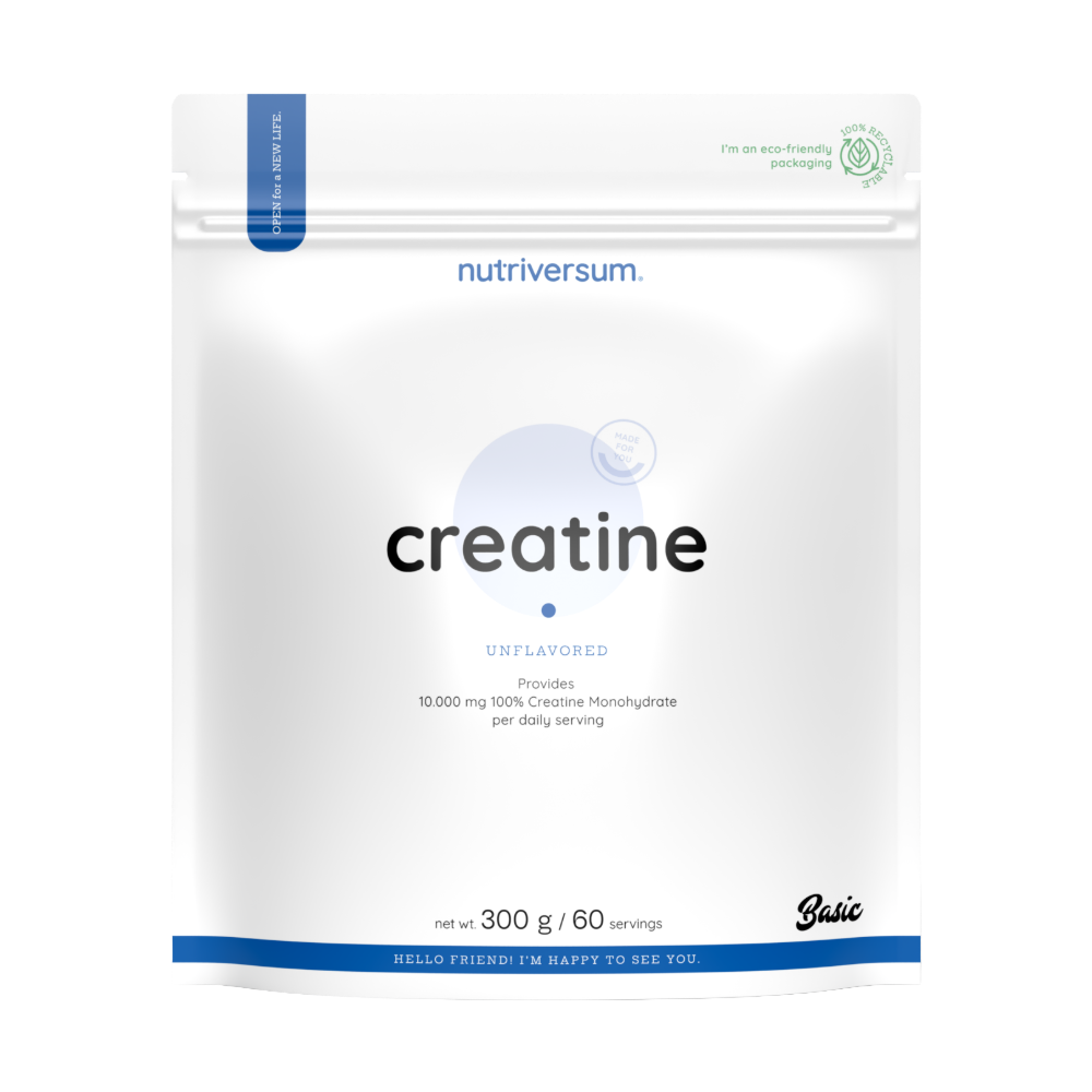 Nutriversum, Creatine Monohydrate, Unflavored, 300g, 60 Servings