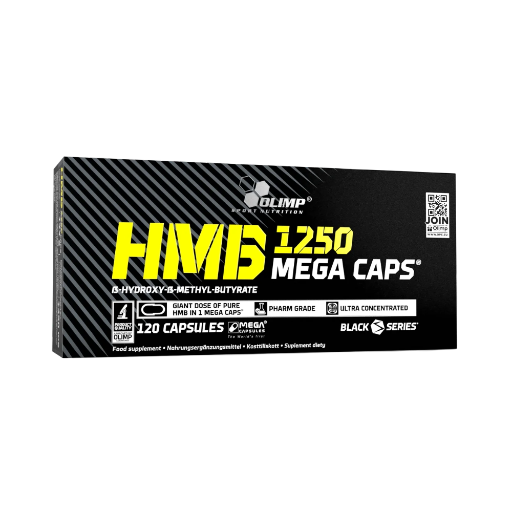 Olimp, HMB 1250 Mega Caps®, 1250mg, 120 Capsules, 120 Servings