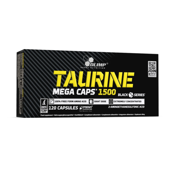 Olimp, Taurine Mega Caps 1500, 120 Capsules, 120 Servings