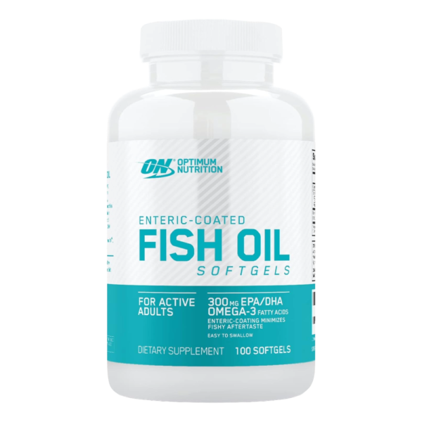 Optimum Nutrition, Enteric-Coated Fish Oil, 100 Softgel, 100 Servings