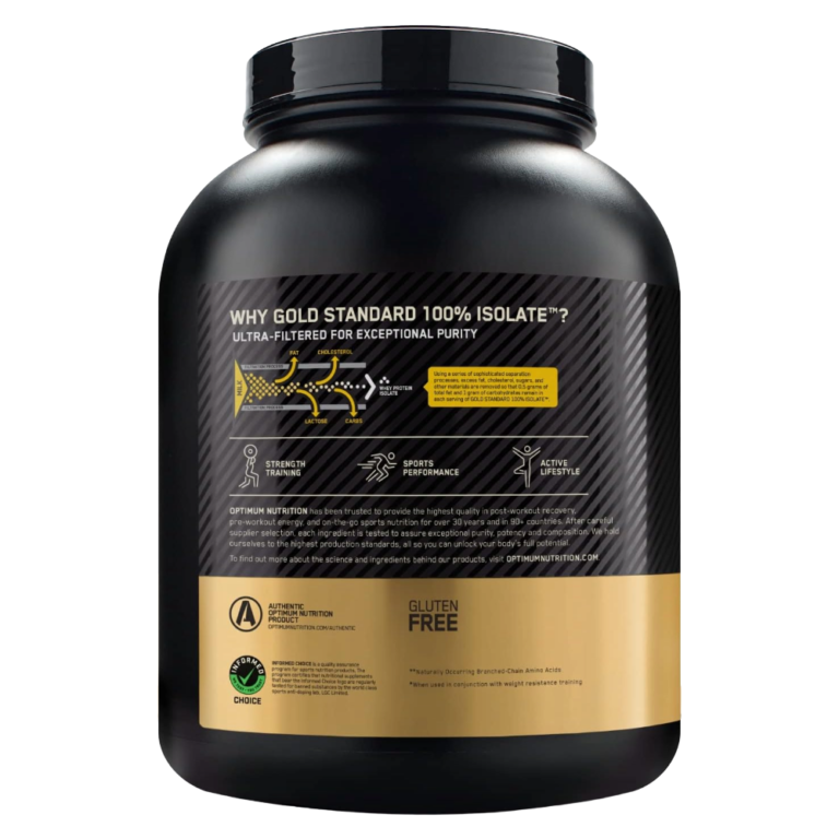 Optimum Nutrition, GOLD STANDARD 100% Isolate, 2.27kg, 76 Servings