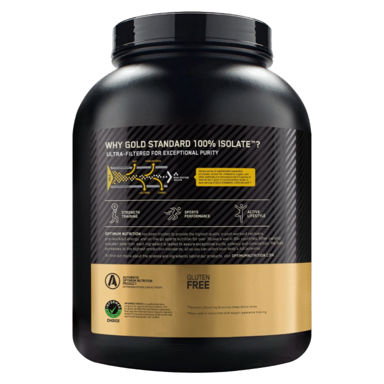 Optimum Nutrition, GOLD STANDARD® 100% Isolate, 2.27kg, 76 Servings