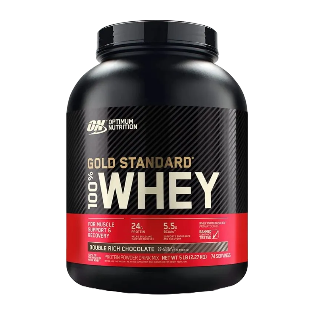 Optimum Nutrition, Gold Standard 100% Whey, 2.2kg double rich chocolate