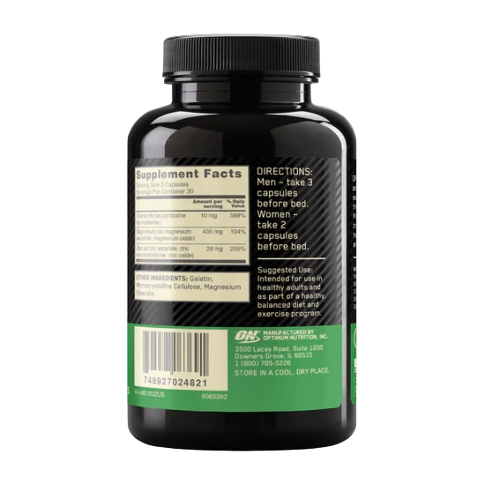 Optimum Nutrition, ZMA, 90 Capsules, 30 Servings