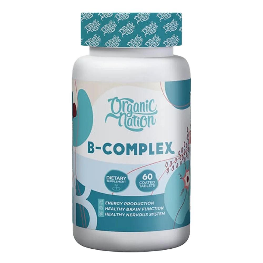 Organic Nation, B-Complex, 60 Coated Tablets, 60 Servings