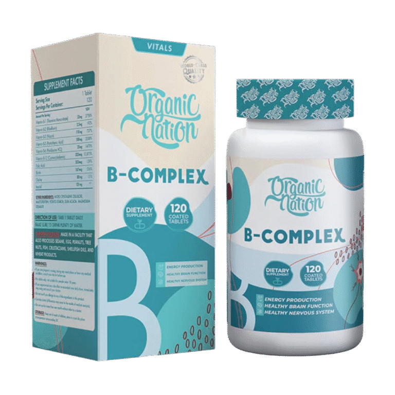 Organic Nation, B-complex, 120 Capsules, 120 Servings