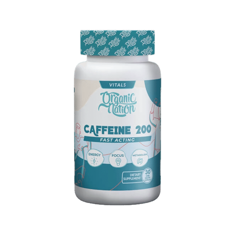 Organic Nation, Caffeine 200 Fast Acting, 30 Capsules