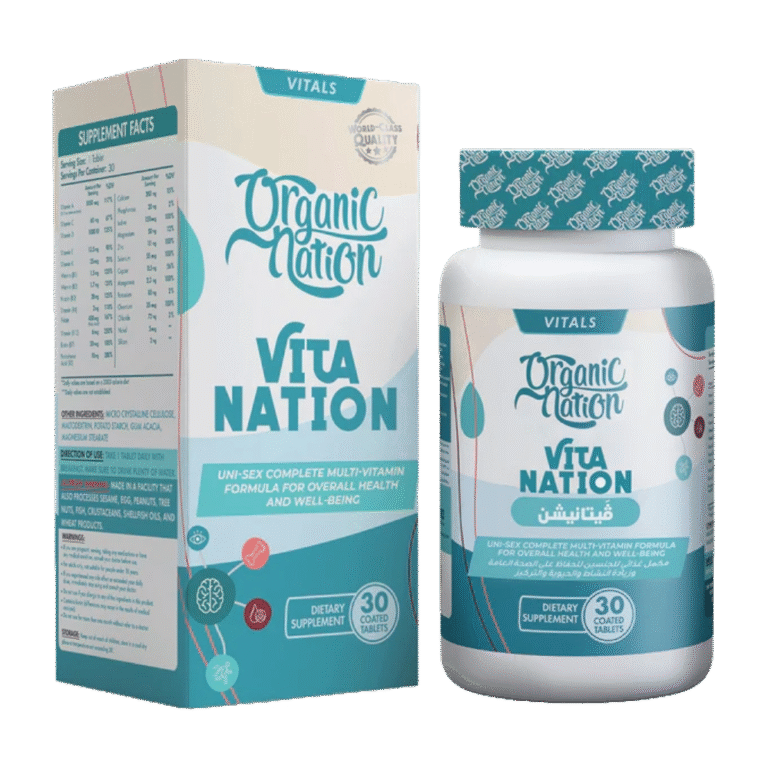Organic Nation, VitaNation, 30 Coated Tablets, 30 Servings