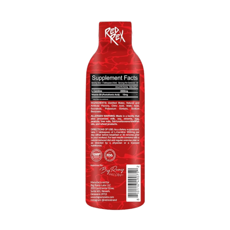 Red Rex, liquid l-Carnitine, 480ml, 32 Serving