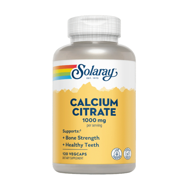 Solaray, Calcium Citrate, 1000mg, 120 Capsules, 30 Servings