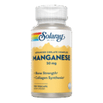 Solaray, Chelated Manganese, 50mg, 100 Capsules, 100 Servings