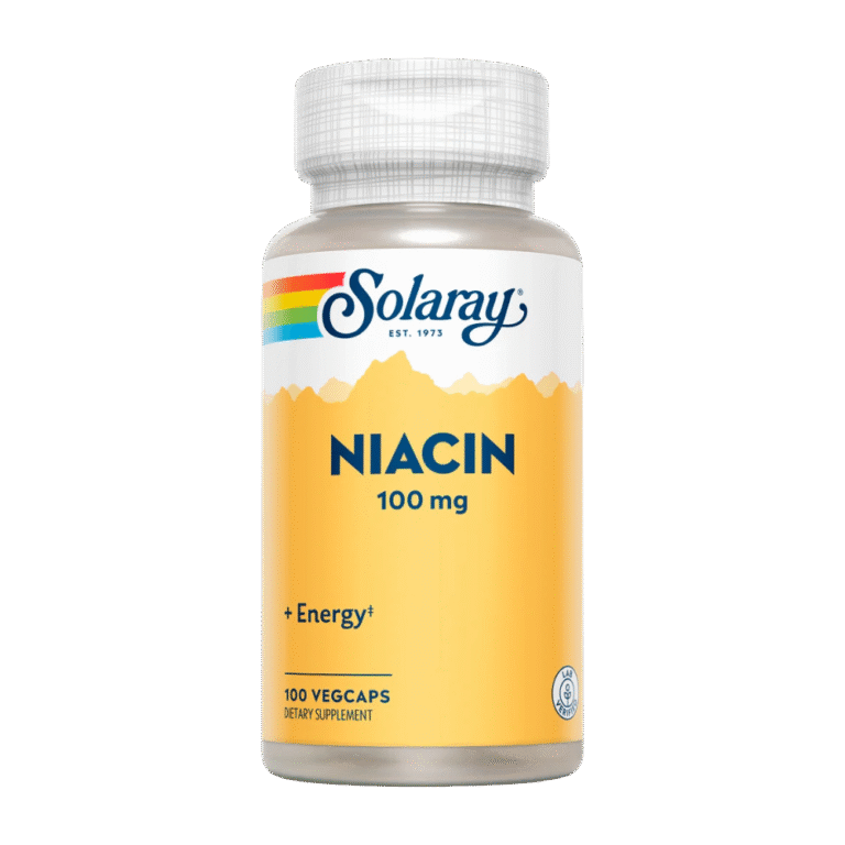 Solaray, Niacin, 100mg, 100 Capsules, 100 Servings