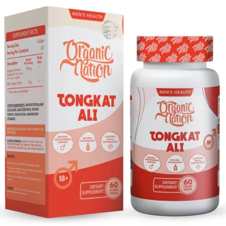 Organic Nation Tongkat Ali 300mg 60 Tablets 60Serv