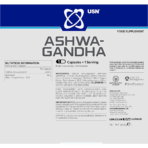 USN, Ashwagandha KSM-66, 500mg, 30 Capsules, 30 Servings