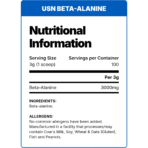 USN, Gold Series Beta Alanine, 300g, 100 Servings