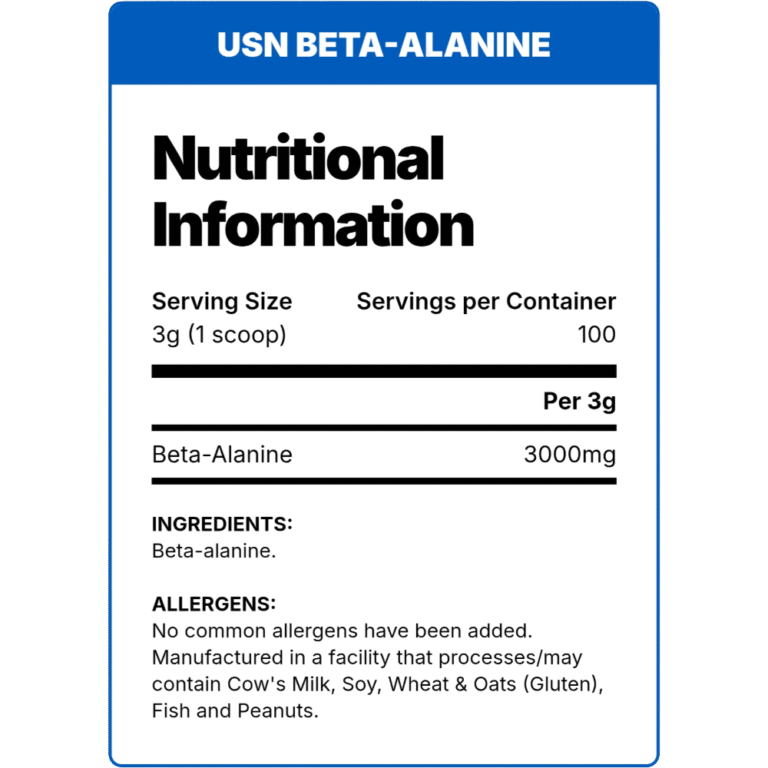 USN, Gold Series Beta Alanine, 300g, 100 Servings