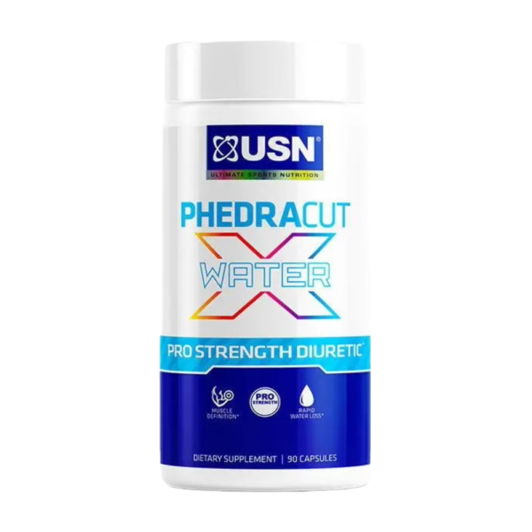 USN, PHEDRACUT WATER X, 90 Capsules, 30 Servings