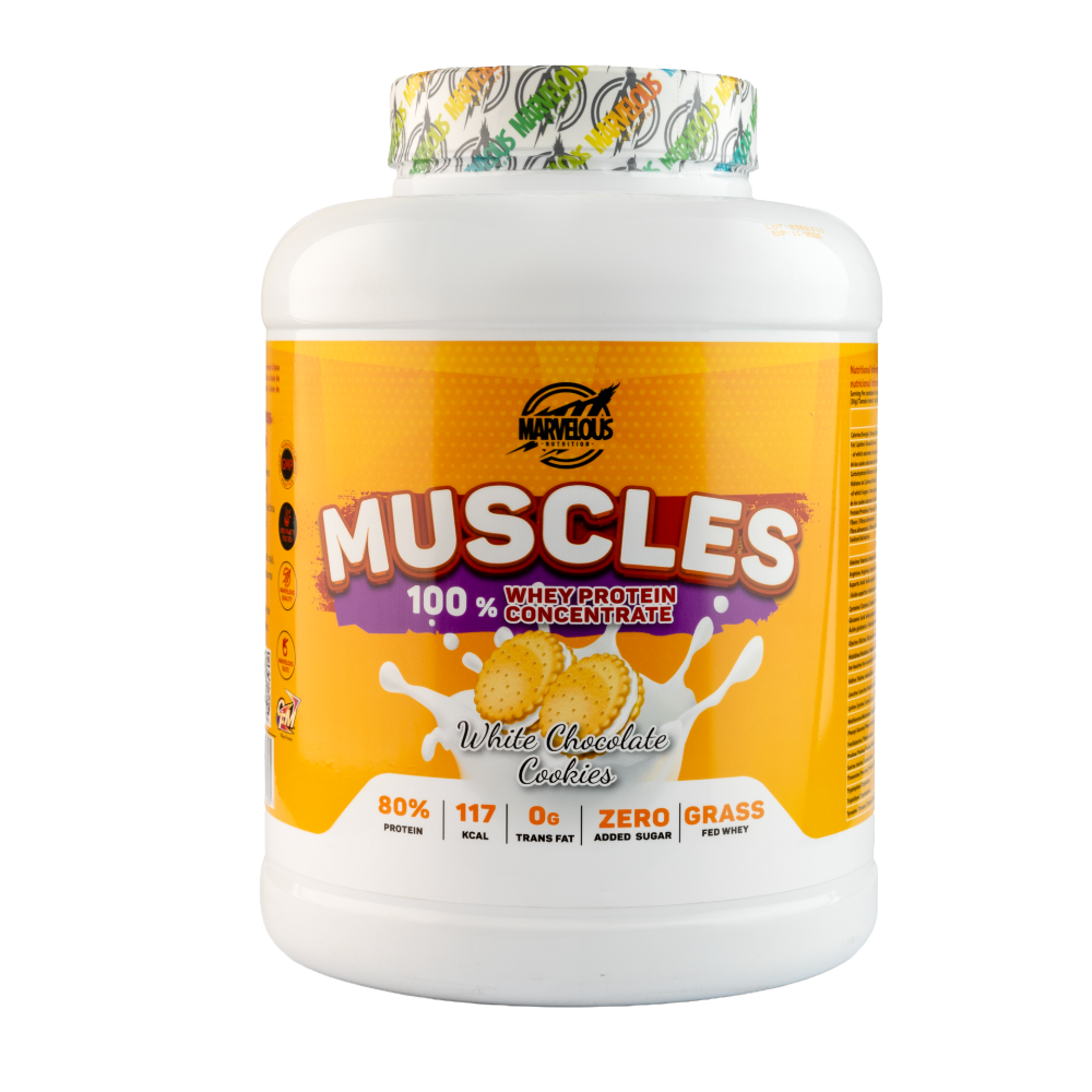 Marvelous Muscles 100% Whey Protein Concentrate - 2000g - 67Serv