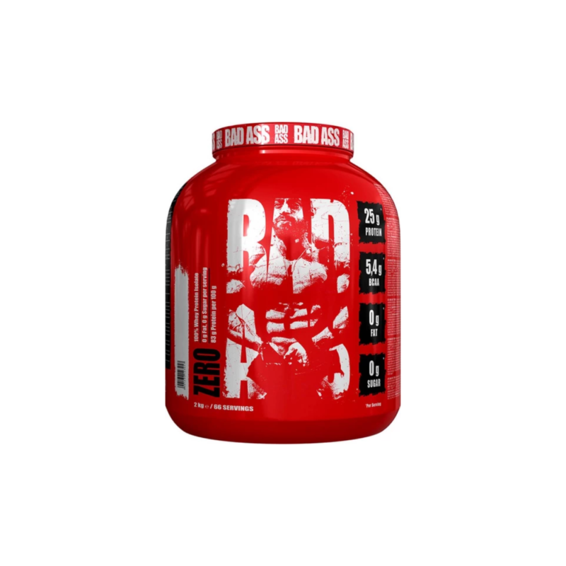 Bad Ass Whey Isolate - Zero - Vanilla - 2000g - 66Serv