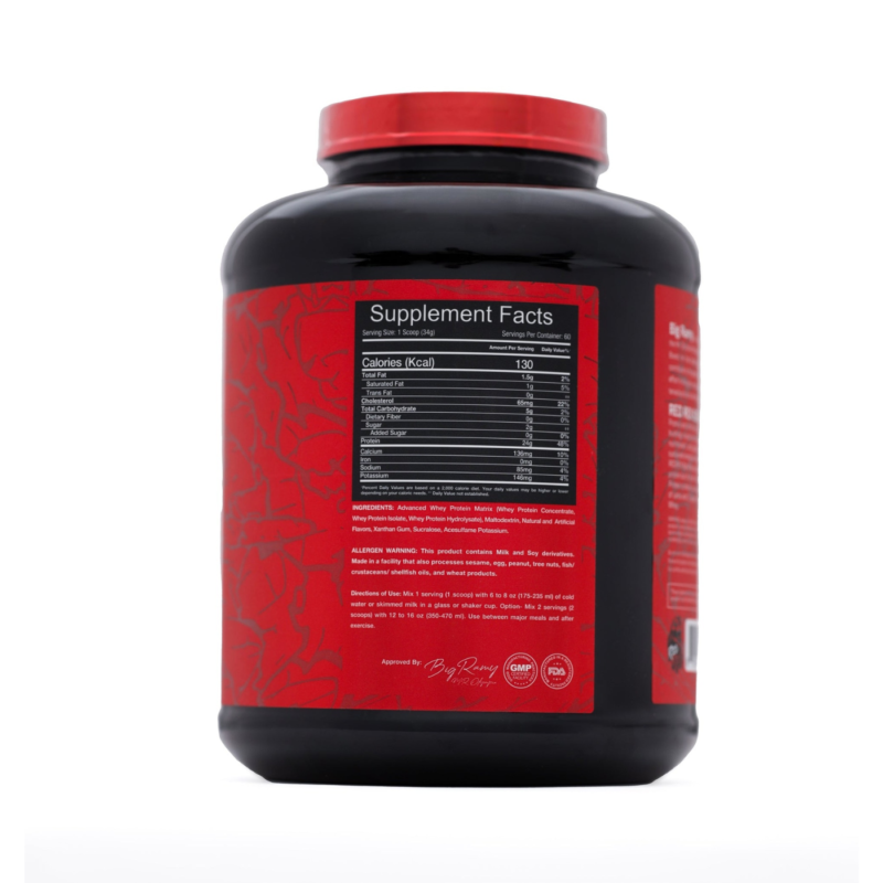 Red Rex Big Whey - 2040g - 60Serv - Image 2